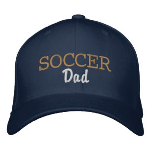 Sporty Soccer Dad Geborduurde Pet