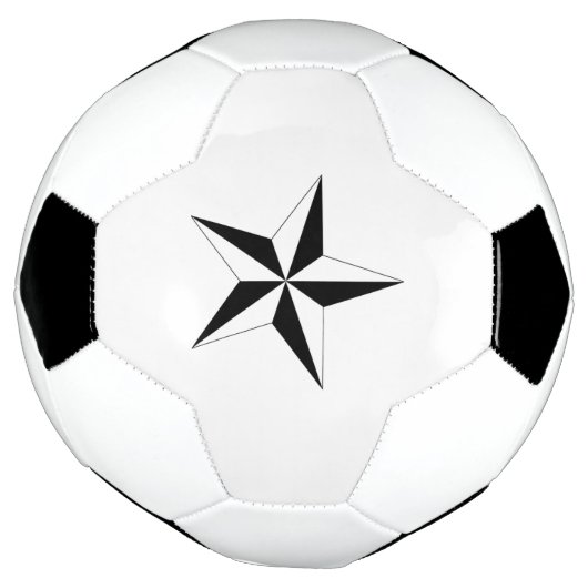 Sporty Star Mark Soccer Ball with Unique Look (Tourné)