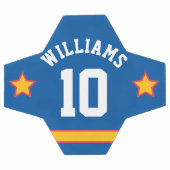 Sporty Stars Numéros Stripes Blue Gold Red Team (Plat)