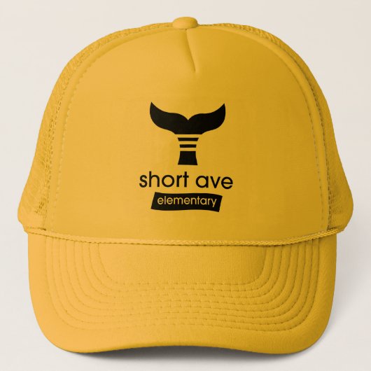 Sporty Trucker Hat Yellow Trucker Pet (Voorkant)