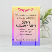 SportyThMED Netball Party Kaart (Staand voorkant)