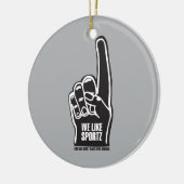Sportz 2 keramisch ornament (Links)