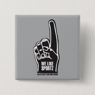 Sportz 2 vierkante button 5,1 cm