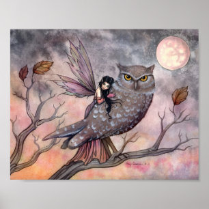 Sposter van Friendship Fairy en Uil Poster