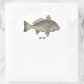 Spot Fish Ovale Sticker (Tas)