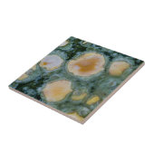 Spoted Ocean Jasper Tegeltje (Zijkant)