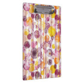 Spotgestreept wit patroon klembord (Rechts)