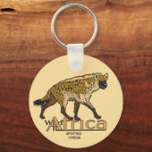 Spothyena. Wild Africa Sleutelhanger (Voorkant)