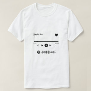 Spotify Song Shirt   Love Song Gift for Couple 
