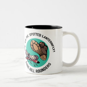 Spotlandvlieg Tweekleurige Koffiemok