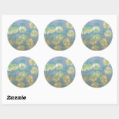 Spotlight Floral I Ronde Sticker (Vel)