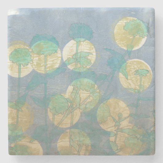 Spotlight Floral I Stenen Onderzetter (Voorkant)