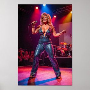 Spotlight Glamour en Podiumstralingen Poster