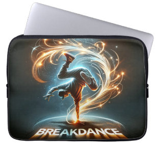 "Spotlight Groove" - Dancing in de kijker! Laptop Sleeve