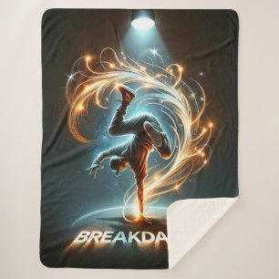 "Spotlight Groove" - Dancing in de kijker! Sherpa Deken