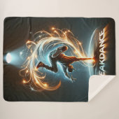 "Spotlight Groove" - Dancing in de kijker! Sherpa Deken (Voorkant (horizontaal))