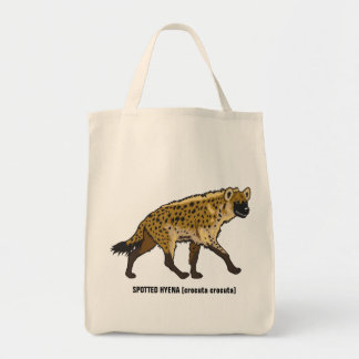 spotprent hyena tote bag