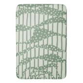 Spots and Stripes 2 - Green Badmat (Voorkant Verticaal)