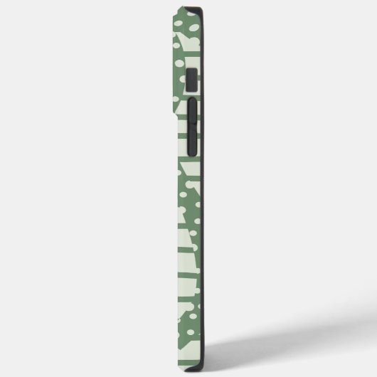 Spots and Stripes 2 - Green Case-Mate iPhone Case (Achterkant / Links)
