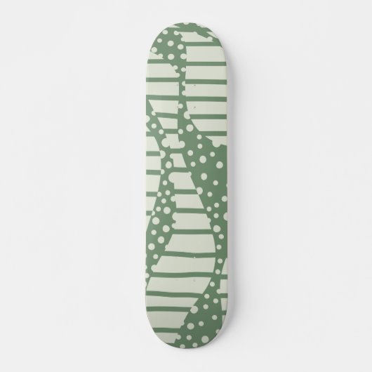 Spots and Stripes 2 - Green Skateboard (Voorkant)