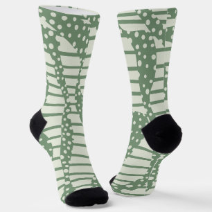 Spots and Stripes 2 - Green Sokken