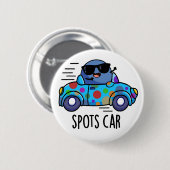 Spots Auto Grappig Sport Auto Pun Ronde Button 5,7 Cm (Voorkant /achterkant)