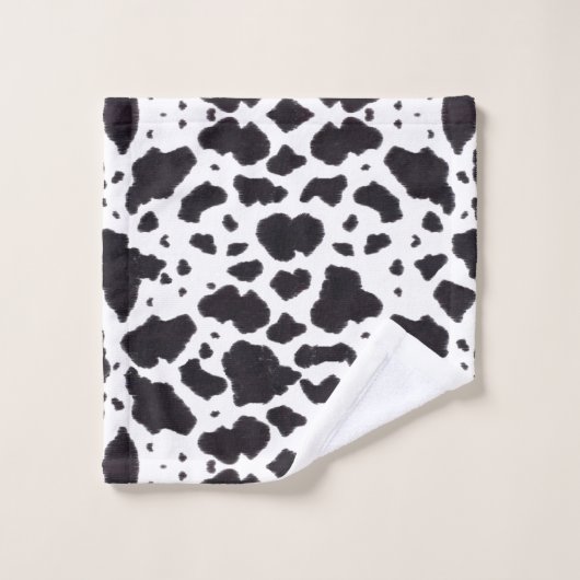 Spots de vache (Gant de toilette)