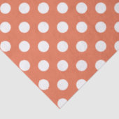 Spots Design Burnt Sienna Tissuepapier (Detail)