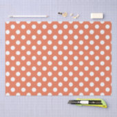 Spots Design Burnt Sienna Tissuepapier (Craft)