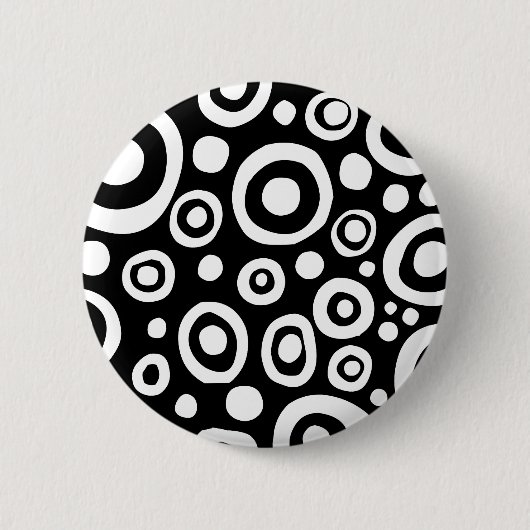 Spots en cirkels - 01 ronde button 5,7 cm (Voorkant)