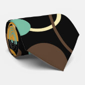 Spots en cirkels 02 stropdas (Opgerold)