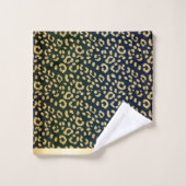 Spots en peau de léopard d'or (Gant de toilette)