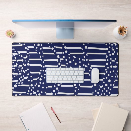 Spots et bandes 2 - Bleu et Blanc (Bureau 1)