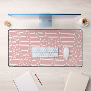 Spots et bandes 2 - Rose et blanc