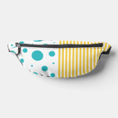 Spots et rayures - Turquoise et Jaune (Poser)