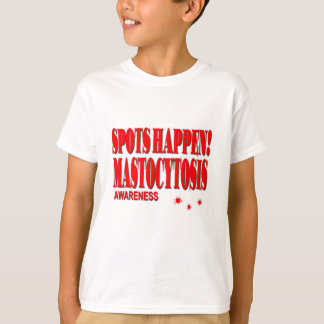 Spots gebeuren - Mastocytosis Bewustheid T-shirt