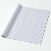 Spots Pattern Lavender Mist Cadeaupapier (Uitgerold)