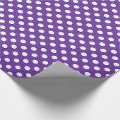 Spots Pattern Paarse Heart Cadeaupapier (Hoek)