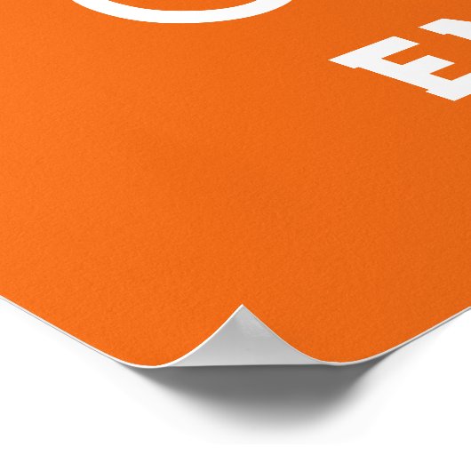 Spots Theme Football Baby shower Poster (Hoek)