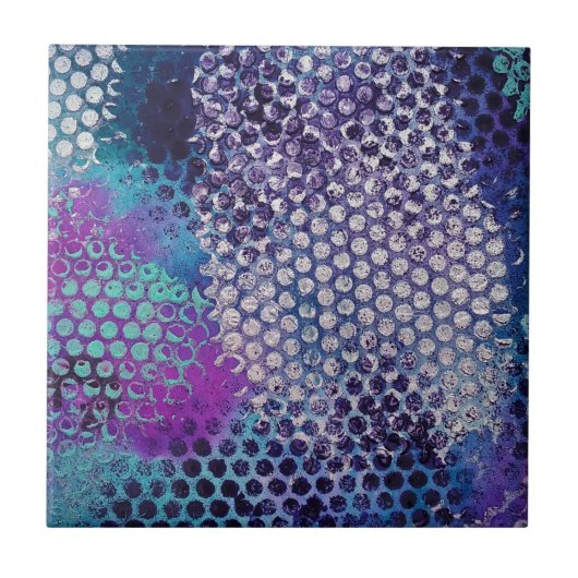 Spotted Abstract Fun Tegeltje (Voorkant)