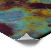 Spotted Blue Chrysocolla Jasper Poster (Hoek)