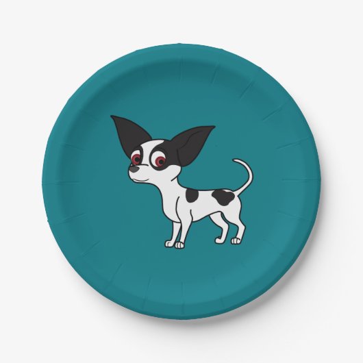 Spotted Chihuahua met Short Hair Papieren Bordje (Voorkant)