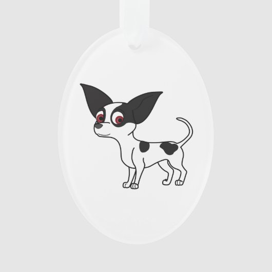 Spotted Chihuahua Ornament (voorkant)