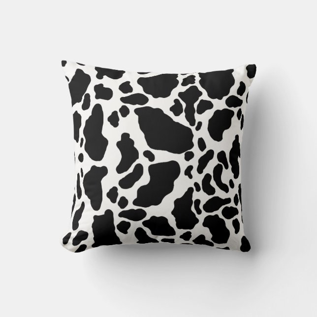 Spotted Cow Print, Cow Patroon, Dierenbont Kussen (Voorkant)