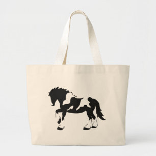 Spotted Draft Horse Grote Tote Bag
