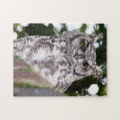 Spotted Eagle Owl Bird of Prey Legpuzzel (Horizontaal)