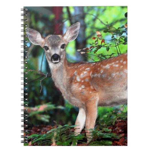 Spotted Fawn Notitieboek (Voorkant)