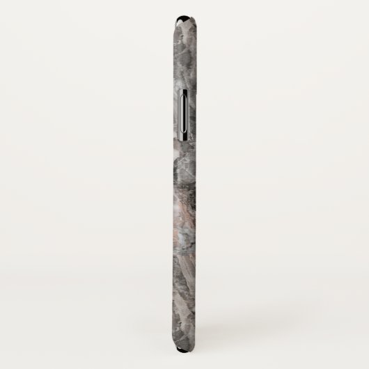 Spotted Grey Tones Marble Texture Case-Mate iPhone Case (Achterkant / rechts)