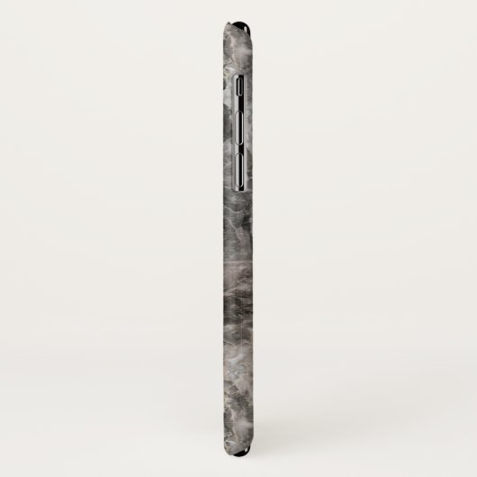 Spotted Grey Tones Marble Texture Case-Mate iPhone Case (Achterkant/links)