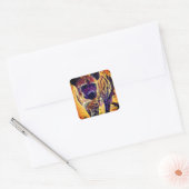 Spotted Hyena [Square Seal] Vierkante Sticker (Envelop)